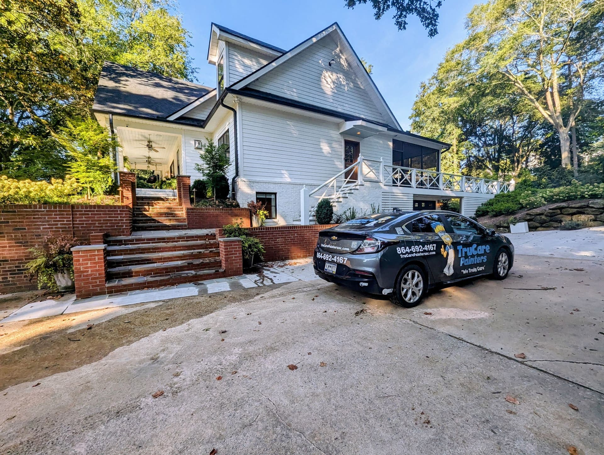 Exterior painting by TruCare Painters in Greenville, SC