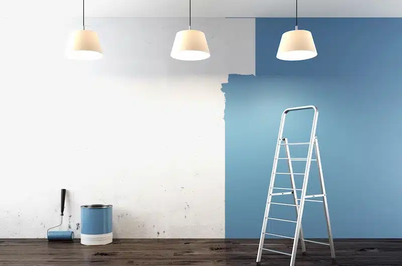 painting interior walls blue, best paint for your interior, interior painting, trucare painters