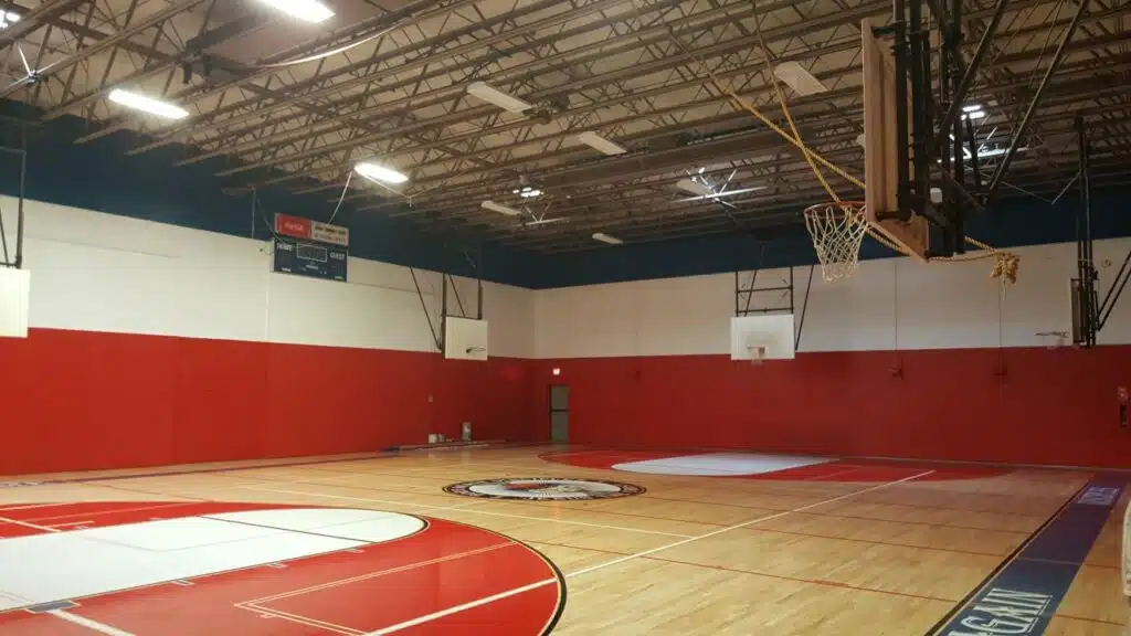 community-center-gym painting, commercial painting services, trucare painters