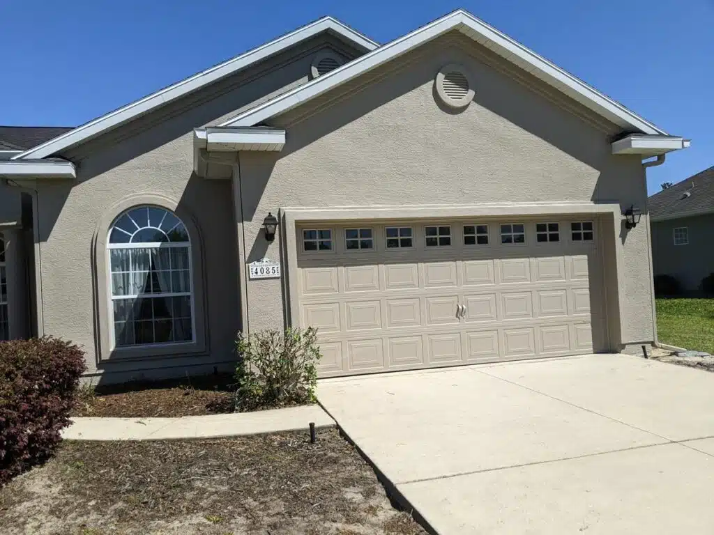 ocala florida exterior home painting results beige