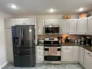 kitchen cabinets after painting service