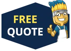 Free Quote header graphic with mascot Tru for TruCare Painters